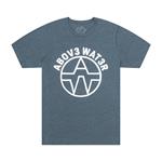 The Above Water Heather Slate T-Shirt - w/White Colossal Logo