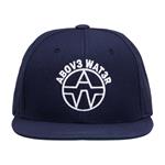 The Above Water Navy Blue Snapback w/White Logo